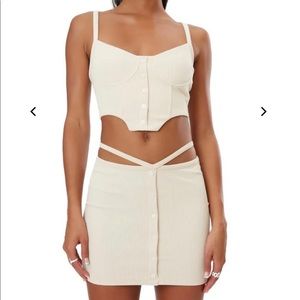 New The Kript basik set (top XS + skirt S)